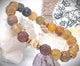 Pulsera elástica piedra natural dije buda