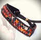 Brazalete piel piedra natural.