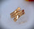 Anillo chapa de oro.