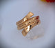 Anillo chapa de oro.