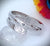 Anillo chapa de rodio.