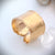 Anillo aro romano chapa.